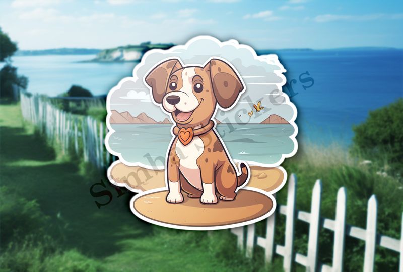Dog on the beach