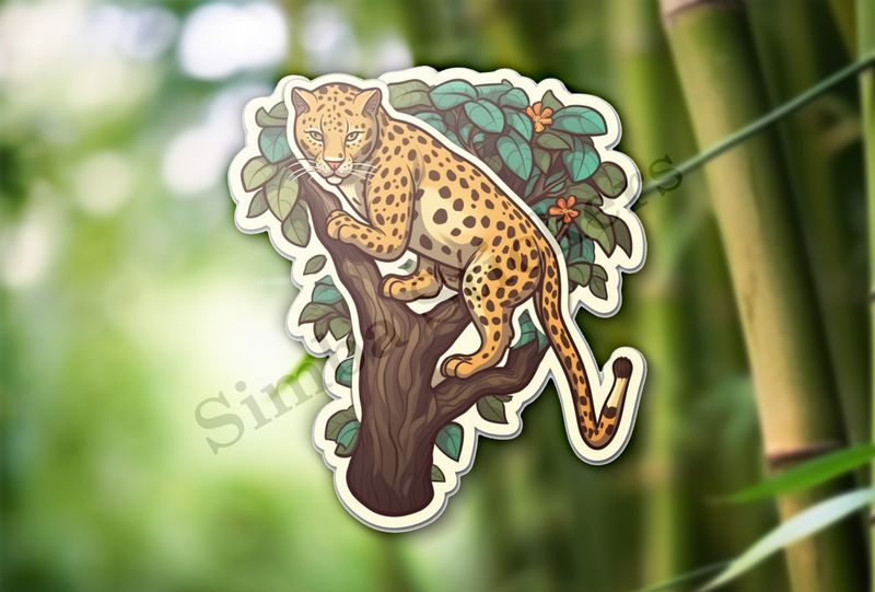 Leopard in a tree