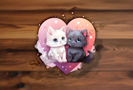 Cats in love