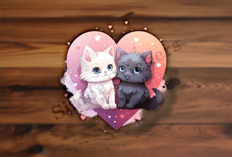 Cats in love