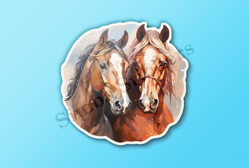 Horses in love