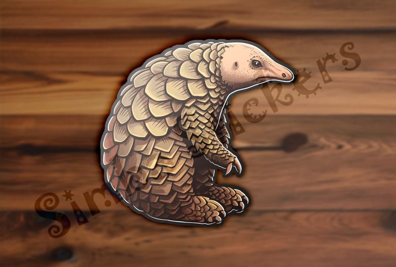 Pangolin standing
