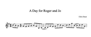 A Day for Roger &amp; Jo - Chris Stout, solo fiddle &amp; mp3