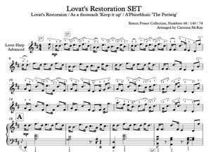 Lovat&#x27;s Restoration Set, ADV arr. C McKay