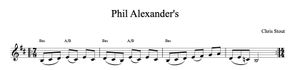 Phil Alexander’s - Chris Stout, solo fiddle &amp; mp3