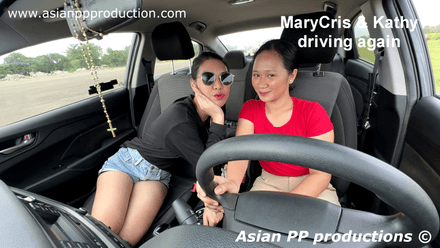 714 B - MaryCris and Kathy driving again PEDAL CAM