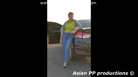 CustomVideo - 149 B - Riez driving Suzuki in black heels PEDAL CAM