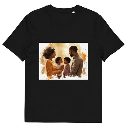 Heart of Home – Warm Family Portrait T-Shirt