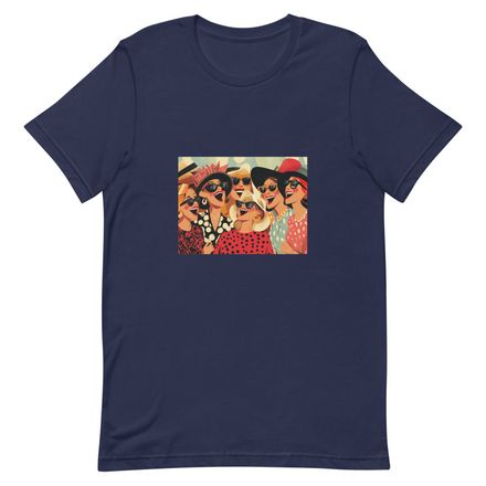 Polka Dot Laughs – Retro Joy T-Shirt