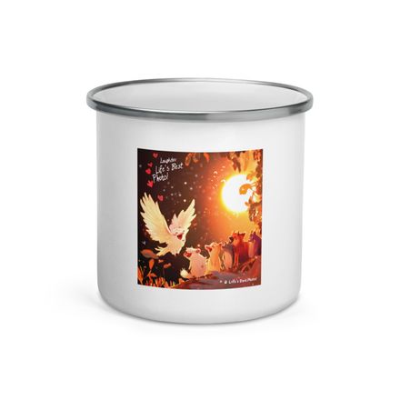 Laughter Life’s Best Photo Kids Enamel Mug