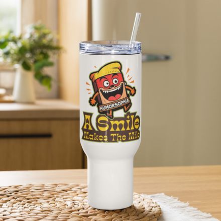 A Smile Makes The Mile Travel Mugs