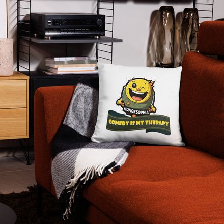 Comedy Is My Therapy Pillow Case