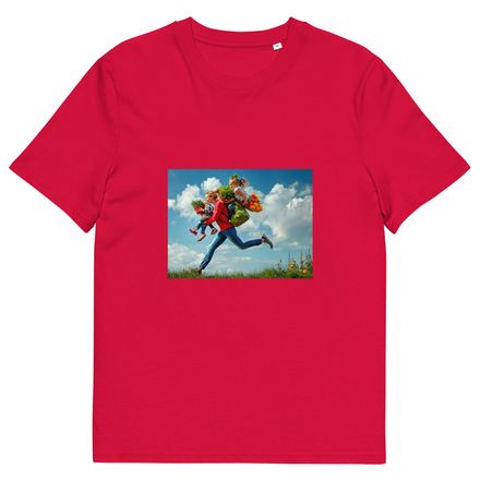 Carrying the World – Unisex Organic Supermom Tee