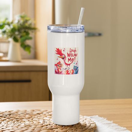 Laugh With Me Me! Kids Travel Mug