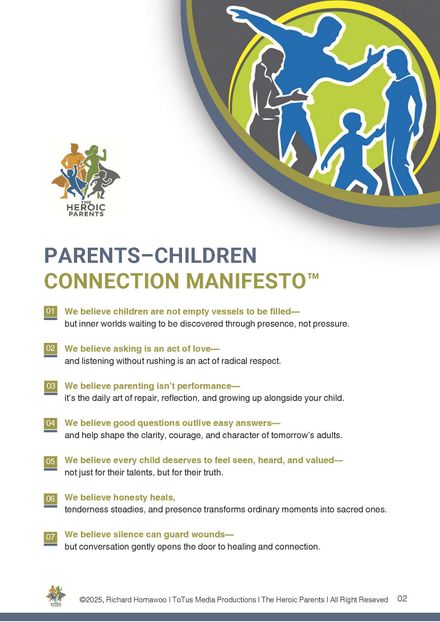 PARENTS–CHILDREN CONNECTION MANIFESTO™