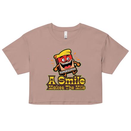 A Smile Makes The Mile Women&#x27;s Crop Top