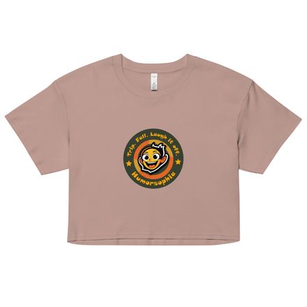 HumorSophia Laugh It Off Women&#x27;s Crop Top 