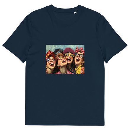 The Laugh Circle – Bold Joy Painted T-Shirt