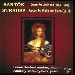 PHCD 166 Violin Sonatas by Bartok and Strauss