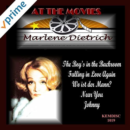 KEM-DISC 1019 "MARLENE DIETRICH" At The Movies