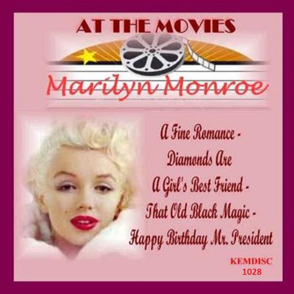KEM-DISC 1028 "MARILYN MONROE" At The Movies