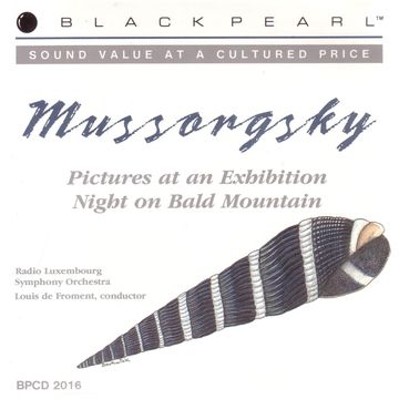 Black Pearl Classics BPCD 2016 Modest MUSSORGSKY "Orchestral Works"