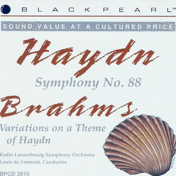 Black Pearl Classics BPCD 2010 "Haydn and Brahms"