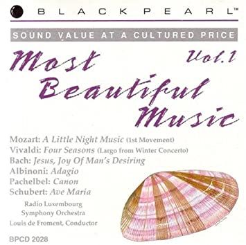 Black Pearl Classics BPCD 2028 "THE WORLD'S MOST BEAUTIFUL MUSIC" vol.1