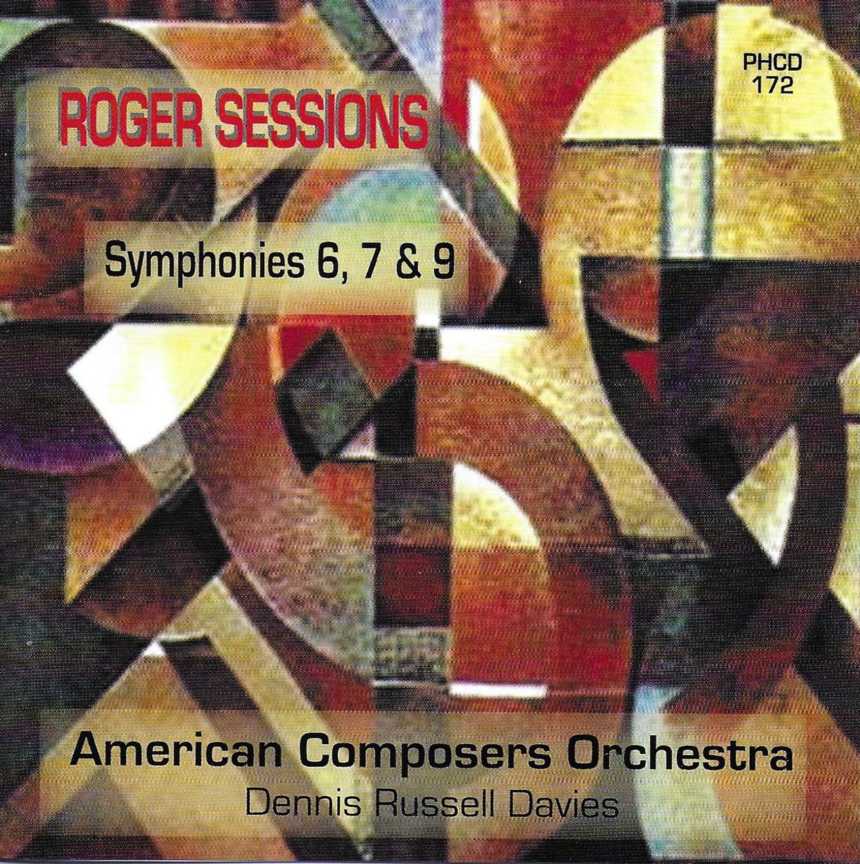 PHCD 172 Roger Sessions Symphonies 6, 7 and 9