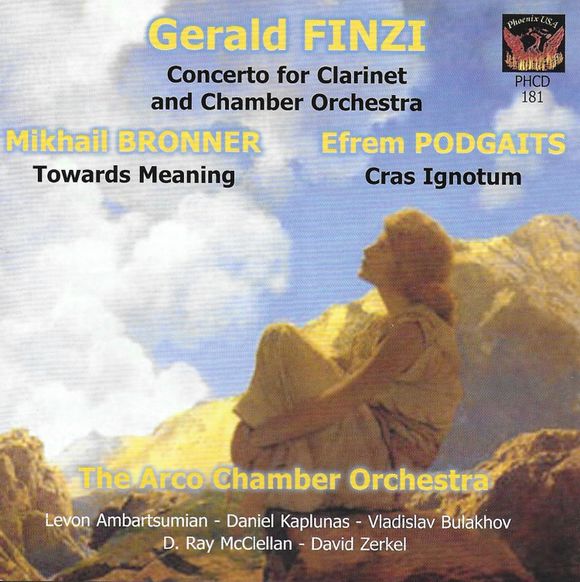 PHCD 181 Gerald Finzi CLARINET CONCERTO