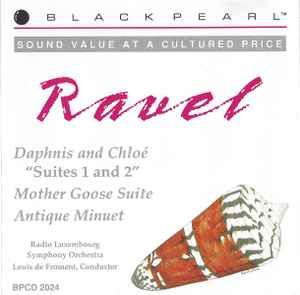 Black Pearl Classics BPCD 2024 MAURICE RAVEL "Orchestral Works" Vol. 2