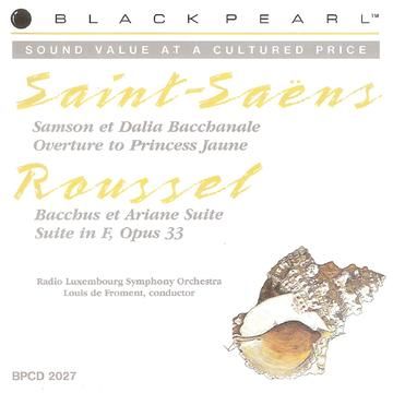 Black Pearl Classics BPCD 2027 "Saint Saens and Roussel"