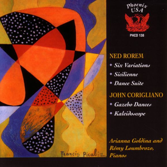 PHCD 138 Rorem and Corigliano: Music for two pianos