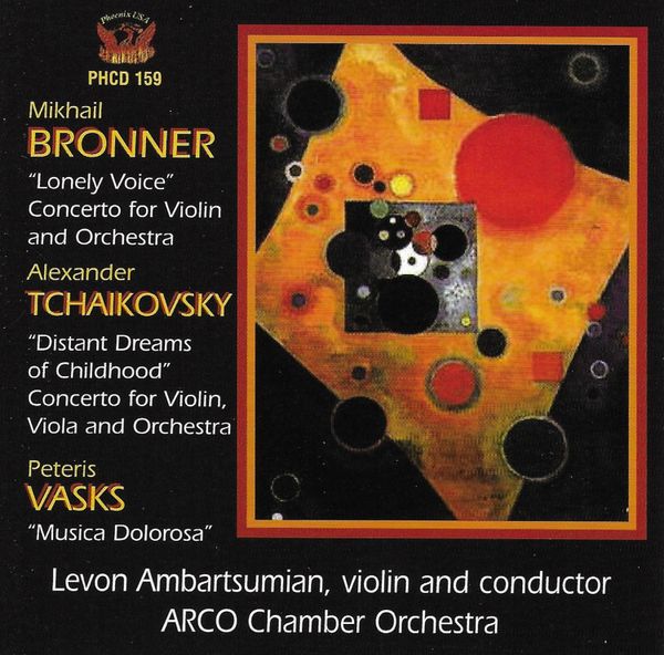 PHCD 159 Bronner, A. Tchaikovsky, Vasks