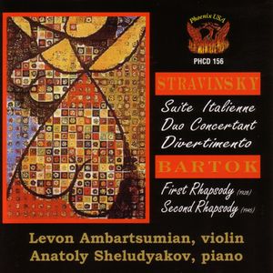 PHCD 156 Stravinsky and Bartok MUSIC FOR VIOLIN AND PIANO