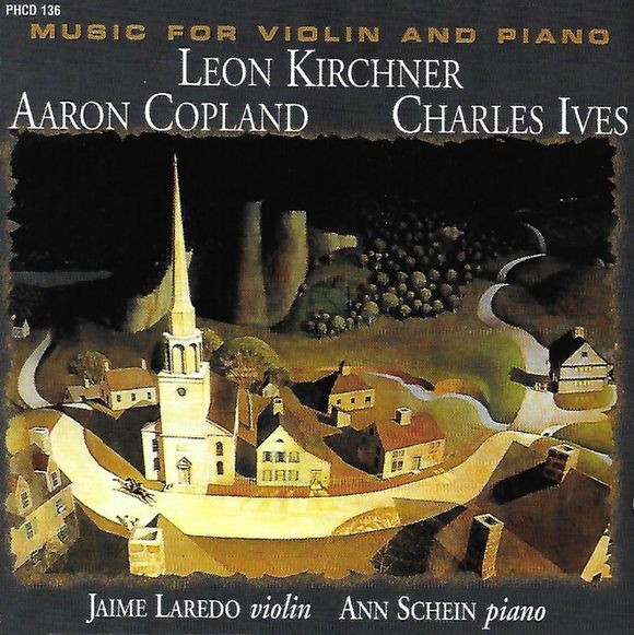 PHCD 136 Violin Sonatas by Copland, Ives, Lees and Kirchner