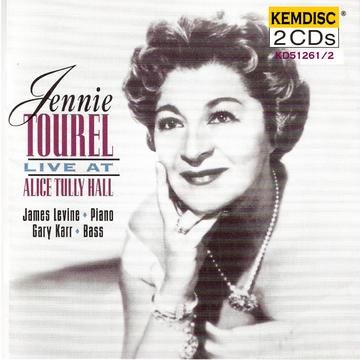 KEM-DISC Classics CDX 5126 JENNIE TOUREL "Live at Alice Tully Hall"