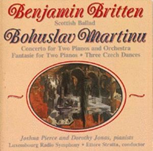 PHCD 104-Concertos for Two Pianos and Orchestra by Bohuslav Martinu and Benjamin Britten
