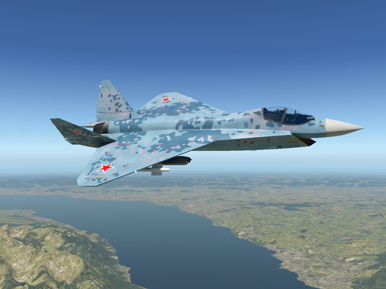 Su-75 Checkmate Light Tactical Fighter, Russia