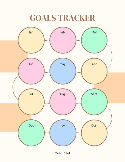 Monthly Goals Tracker