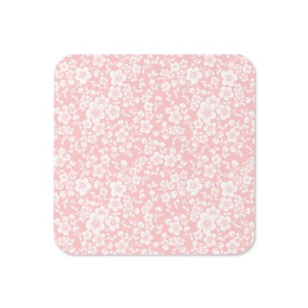 Pink Floral Coaster