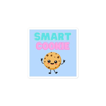 Smart Cookie Sticker 3&quot;x3&quot;