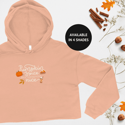 Pumpkin Spice Women&#x27;s Cropped Hoodie