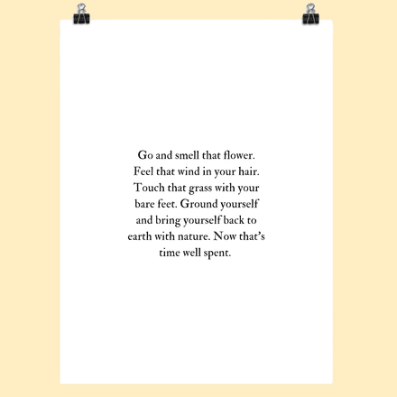 Back to Nature Poster