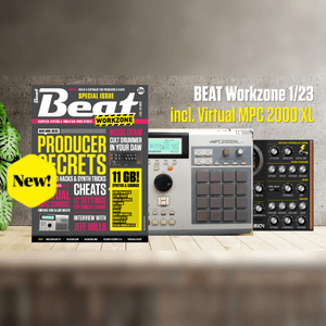 BEAT Workzone #23 incl. Akai MPC 2000XL + Moog DFAM for your DAW [eBook 🇺🇸+🇩🇪] 
