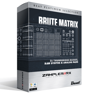 BRUTE MATRIX – 51 Thunderous Basses, Raw Synths &amp; Analog Pads