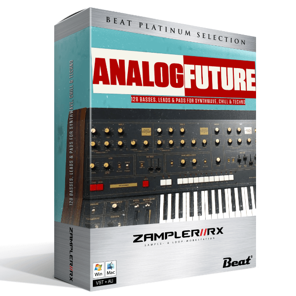ANALOG FUTURE – 128 basses, leads & pads for Synthwave, Chill & Techno