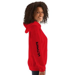 Ultimate Survivor Red/Black Text on Sleeve Hoodie