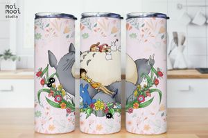 Anime Ghibli Totoro 20oz Tumbler Design