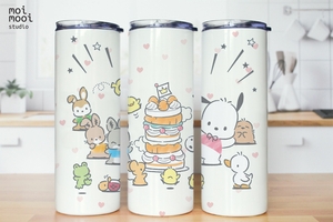 Sanrio Pochacco Kawaii Puppy 20oz Tumbler Design